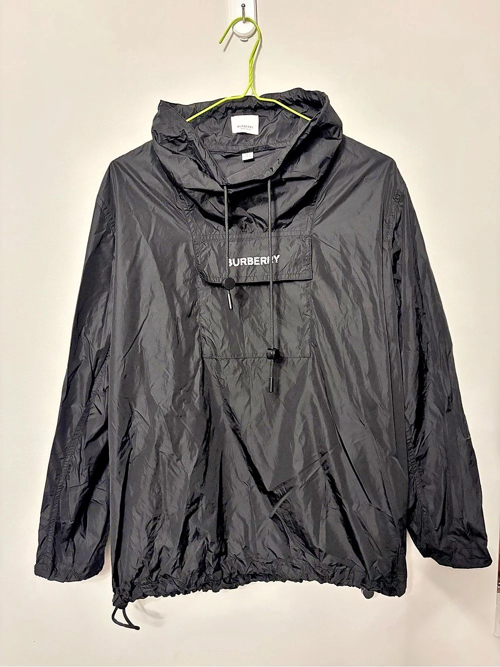 Burberry Black Pullover Windbreaker UK 4